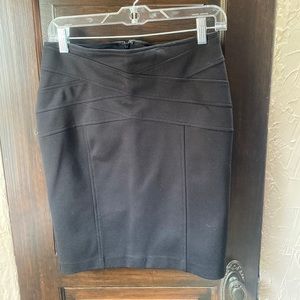 Black pencil skirt